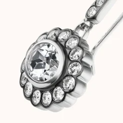 Lexie Earrings in White Topaz