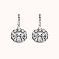 Lexie Earrings in White Topaz