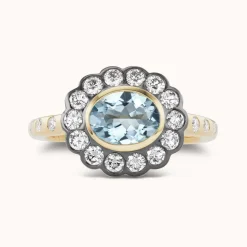 Lexie Ring in Aquamarine
