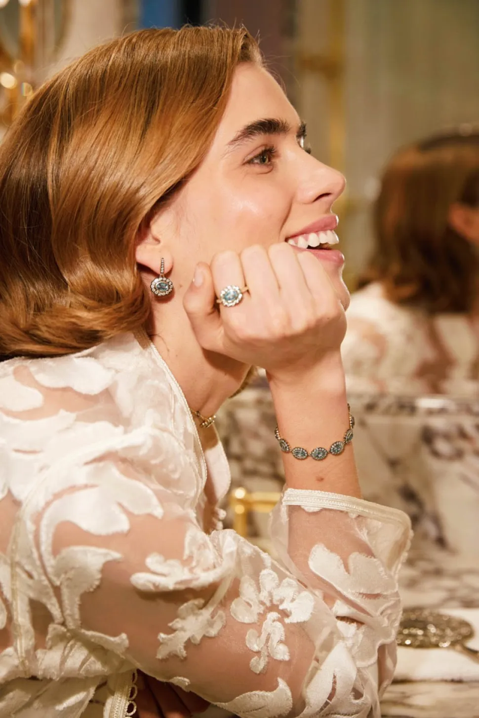 Lexie Ring in Aquamarine