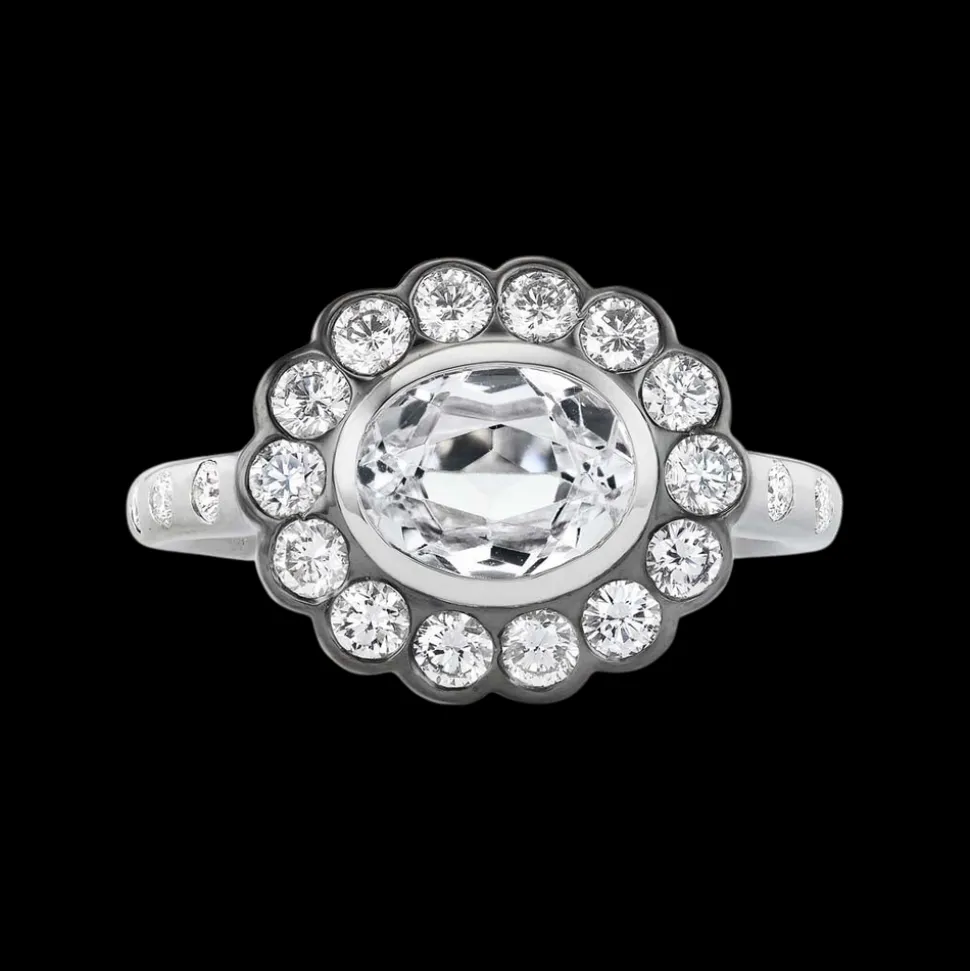 Lexie Ring in White Topaz