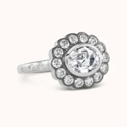Lexie Ring in White Topaz
