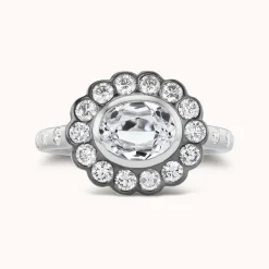 Lexie Ring in White Topaz