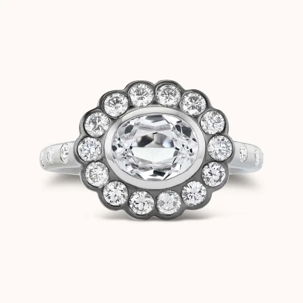 Lexie Ring in White Topaz