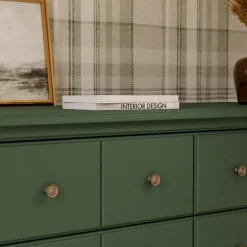 Liberty 6-Drawer Assembled Dresser in Forest Green