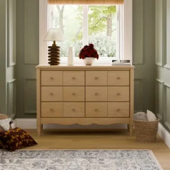 Liberty 6-Drawer Assembled Dresser in Honey