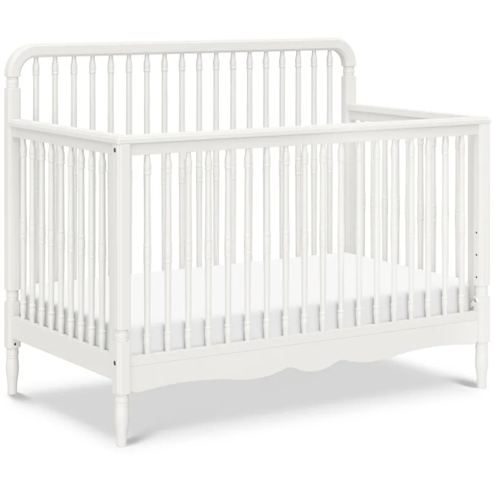 Liberty 4-in-1 Convertible Spindle Crib in Warm White