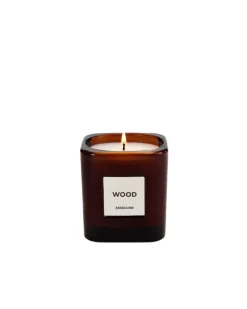 Library Candle in Wood