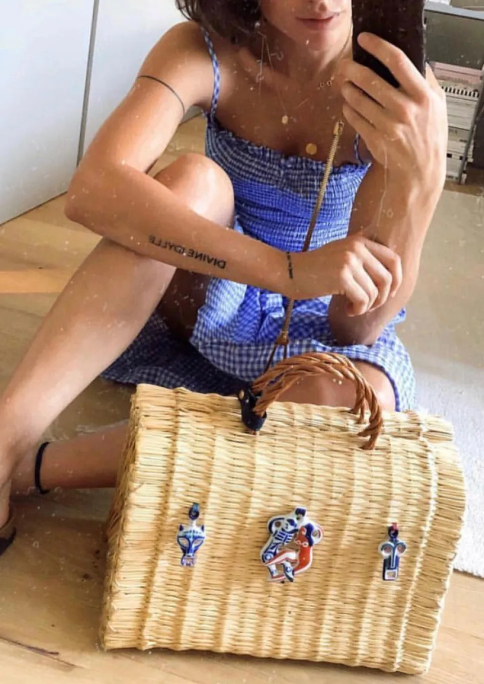 Liebe Large Blue Bag