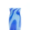 Light Blue Sky Blue Swirls Vase