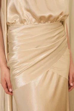 Lila Midi Dress in Lurex