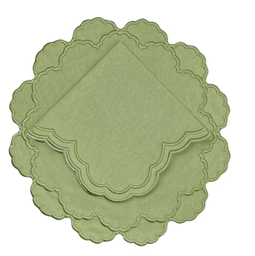 Lillian Napkin in Sage, Set of 4