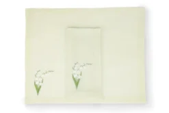 Lily of the Valley Collection Napkin and Placemat, Set of 2