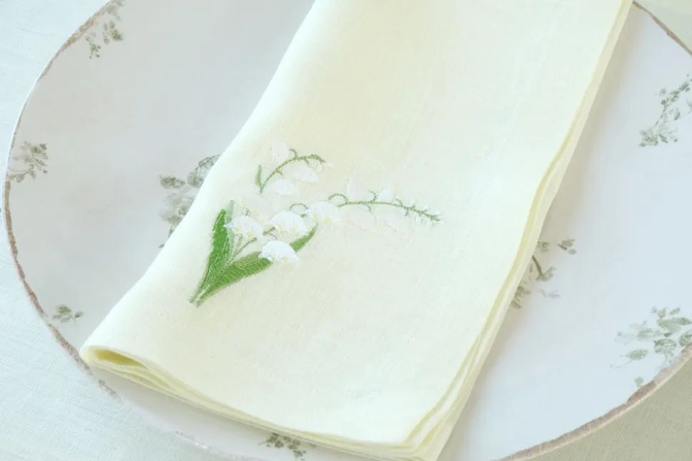 Lily of the Valley Collection Napkin and Placemat, Set of 2
