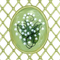 Lily of the Valley Trellis En Vert Art Print