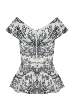 Lily Top And Skirt Set Black Toile