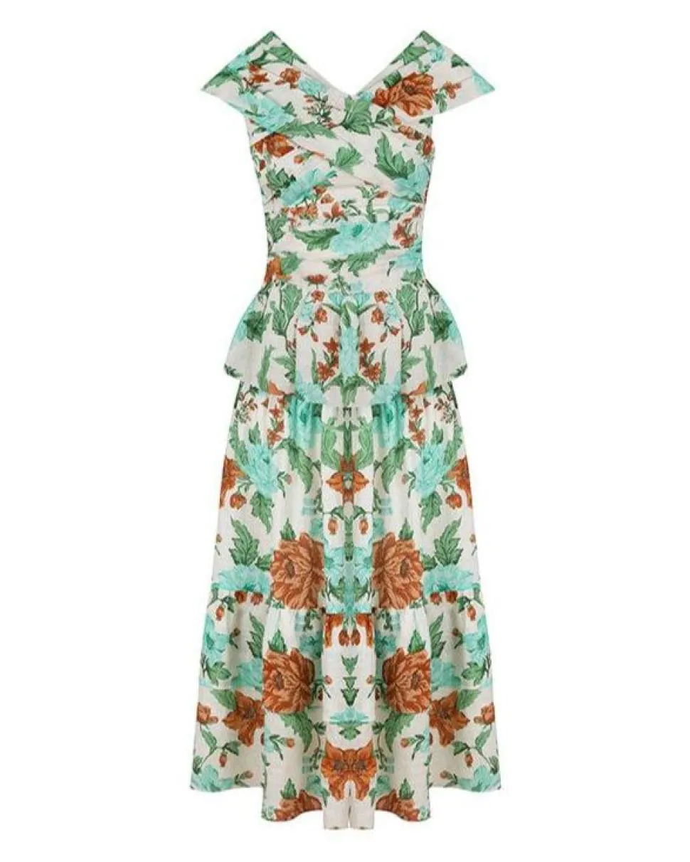 Lily Top And Skirt Set Green