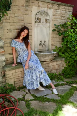 Lily Top in Blue