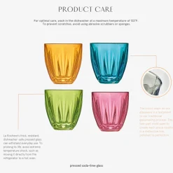 Lily Tumbler in Clear, Set of 6