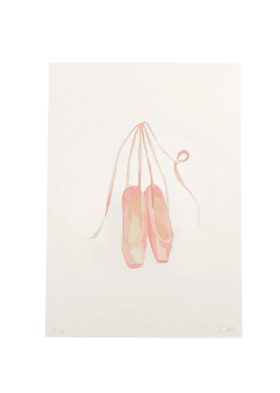 Limited Edition Ballet Shoes Print
