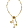 Limoncello Cascade Necklace in Lapis & Turquoise