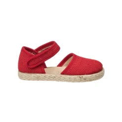 Linen Classic Espadrille Red