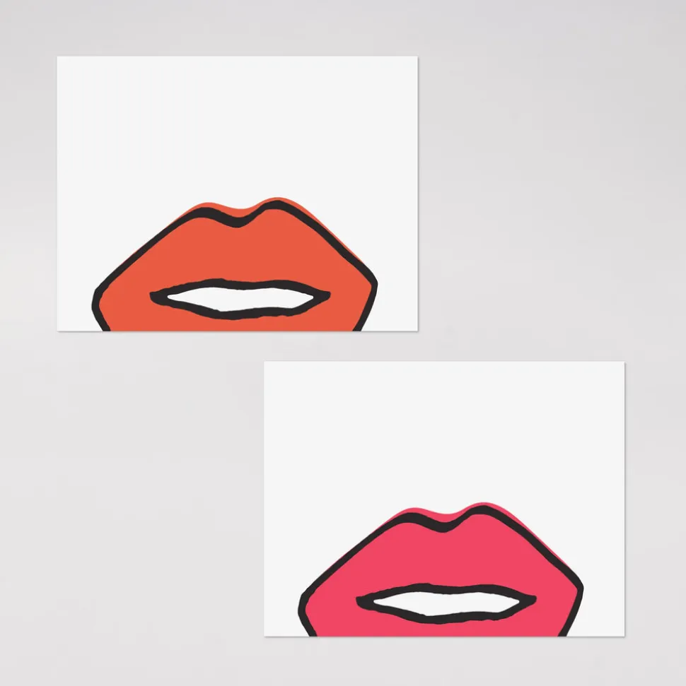 Lip Service Place Cards, Set of 24