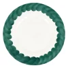 Lisbon Green Brushstroke Round Platter