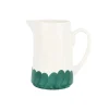 Lisbon Green Brushstroke Pitcher