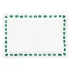 Lisbon Green Stitch Rectangular Platter