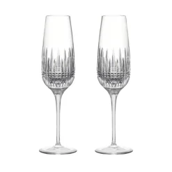 Lismore Diamond Essence Flute 10.5oz, Set of 2