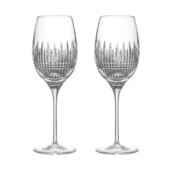 Lismore Diamond Essence White Wine Medium 15.5oz, Set of 2