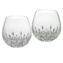 Lismore Essence Stemless Wine Light Red 14 oz, Set of 2