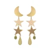 Little Gold Twilight Earrings