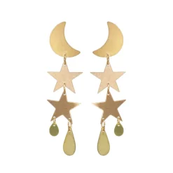 Little Gold Twilight Earrings