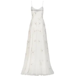 Liv Gown in Ivory with Wildflower Clusters
