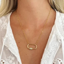 Lock Link Necklace
