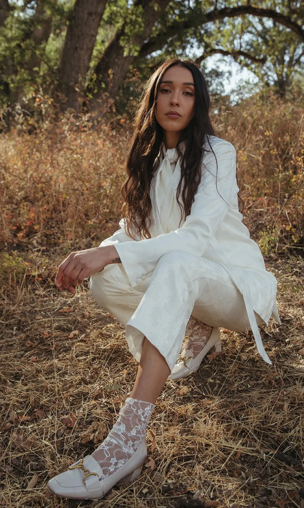 Loewe Brocade Ivory Bridal Suit