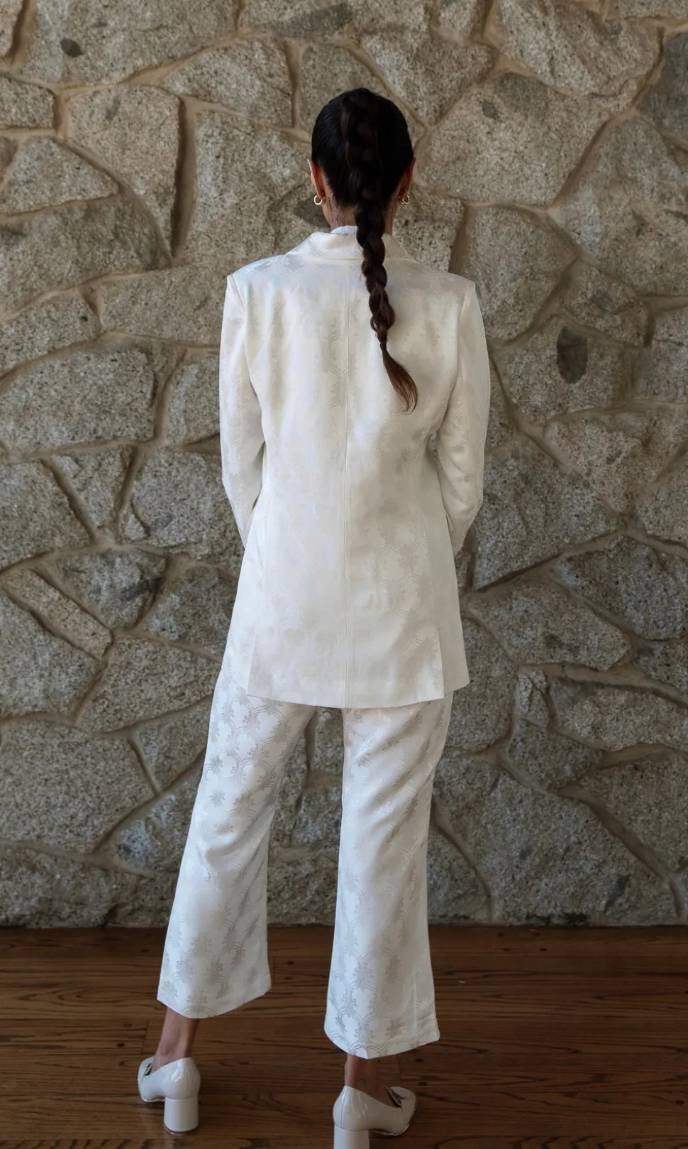 Loewe Brocade Ivory Bridal Suit