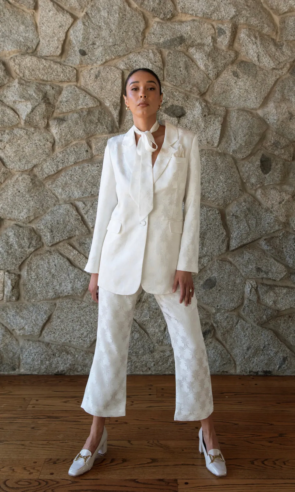 Loewe Brocade Ivory Bridal Suit