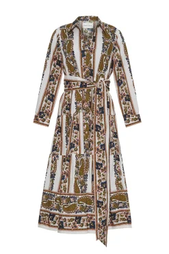 Lolita Dress in Paisley Trail Ivory