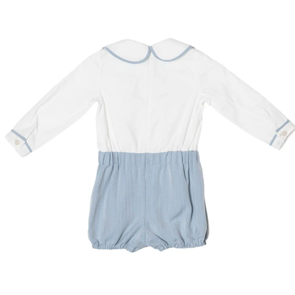 Long Sleeve Barrett Bubble in Hyde Park Herringbone