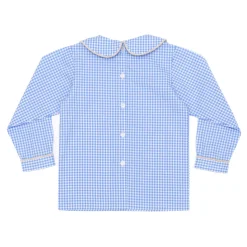 Long Sleeve Henry Peter Pan in Charles Street Check