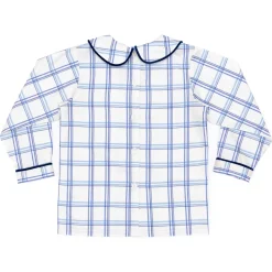 Long Sleeve Henry Peter Pan in Prescott Plaid