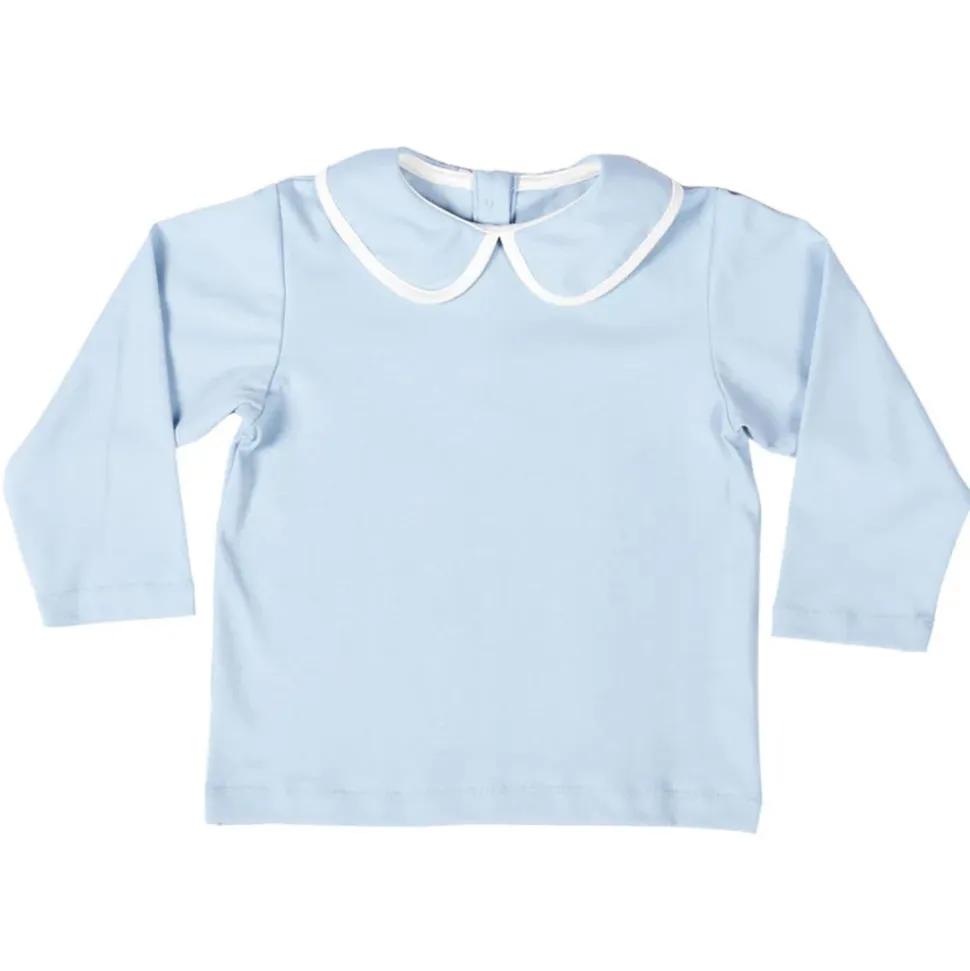 Long Sleeve Teddy Peter Pan in Bay Tree Blue