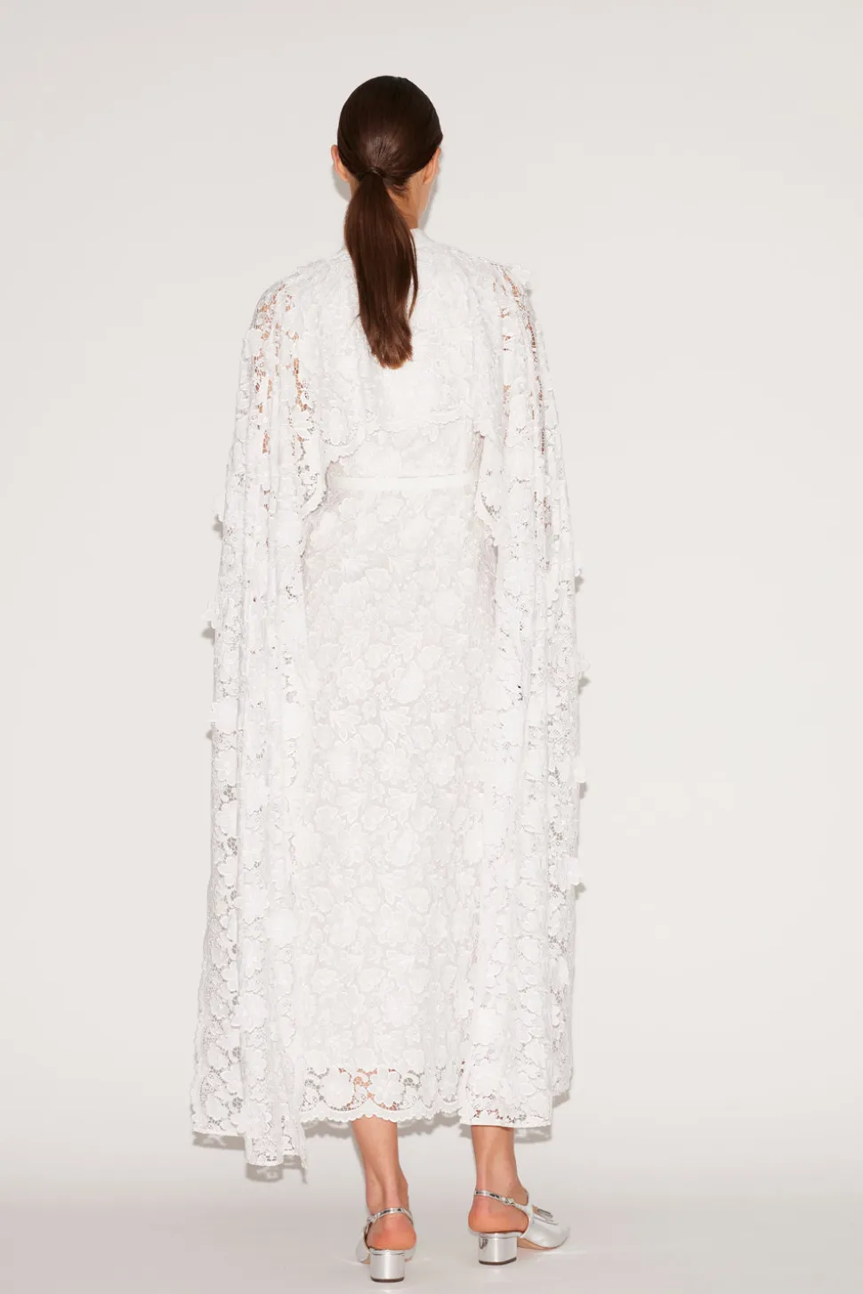 Loretta Dress White Embroidered Cotton