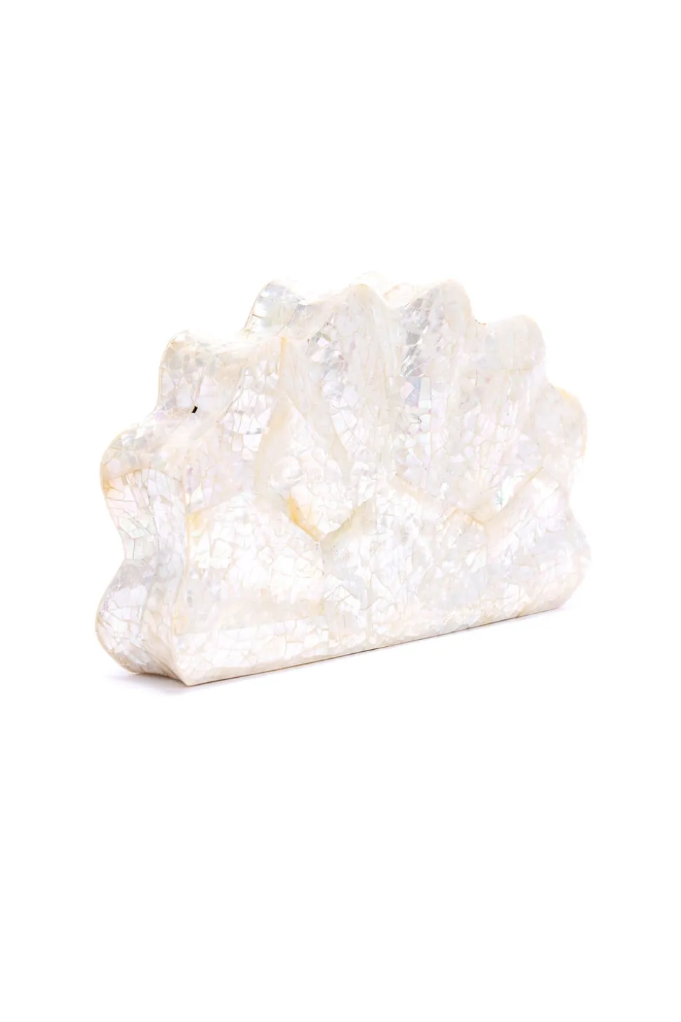 Lou Lou Clutch in White