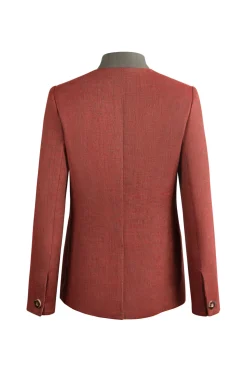 Louise Jacket in Terracotta Linen