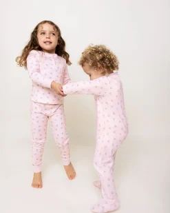 Love Heart Pajamas in Pink