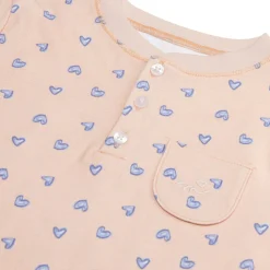 Love Heart Pajamas in Pink